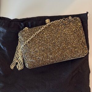Elegant Gold Clutch Bag